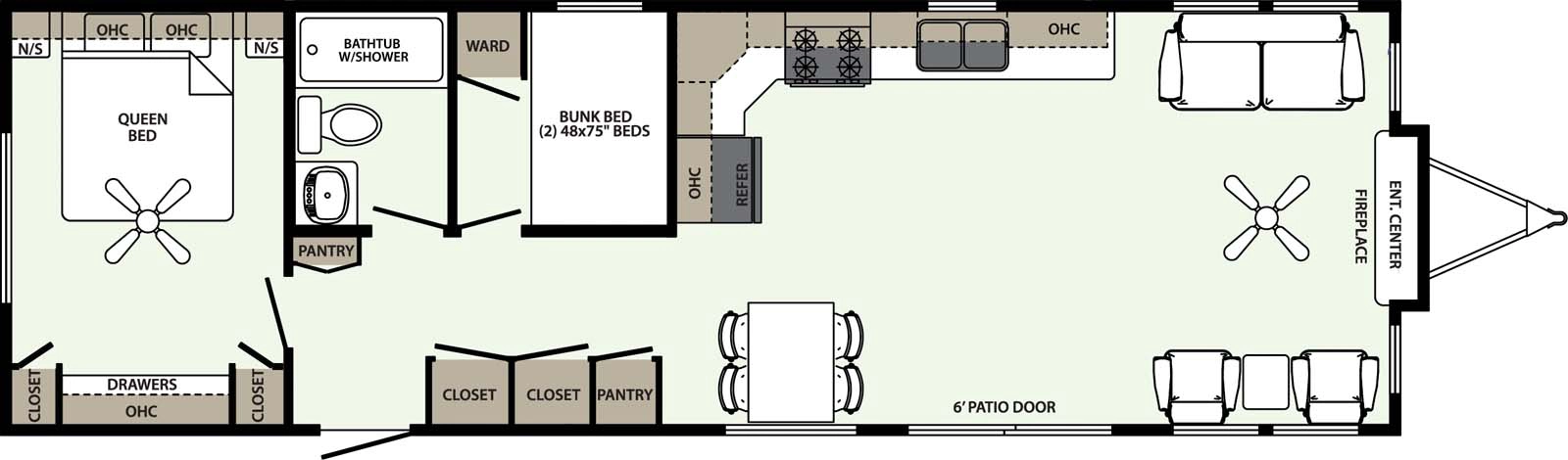 45AKFL-2B-C Floorplan Image